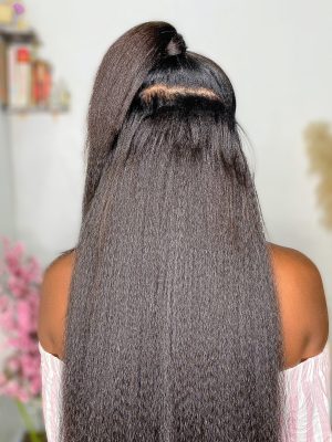 Kinky Straight Clip Ins For Relaxed & Blown Out Kinky Hair | All Things Savvy