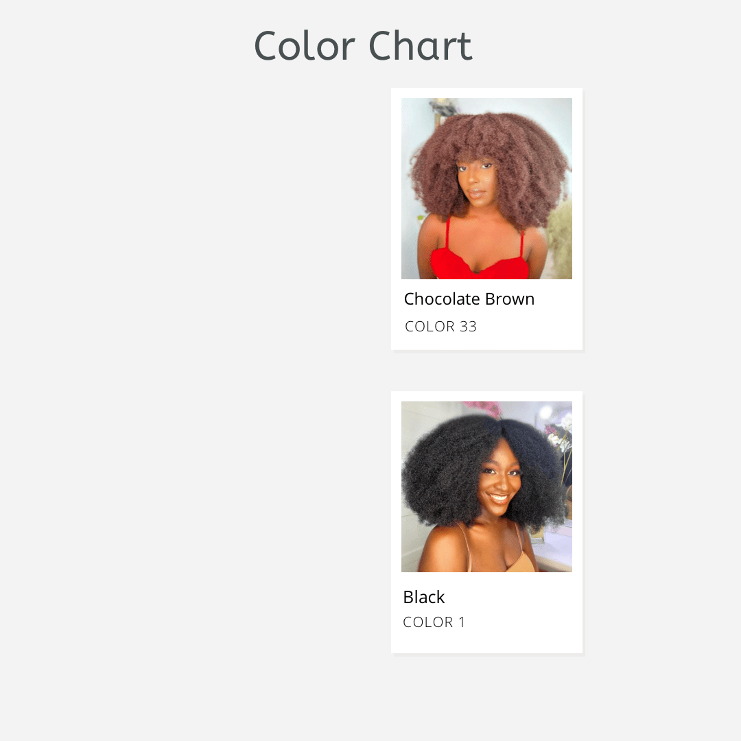 4c kinky wig color chart